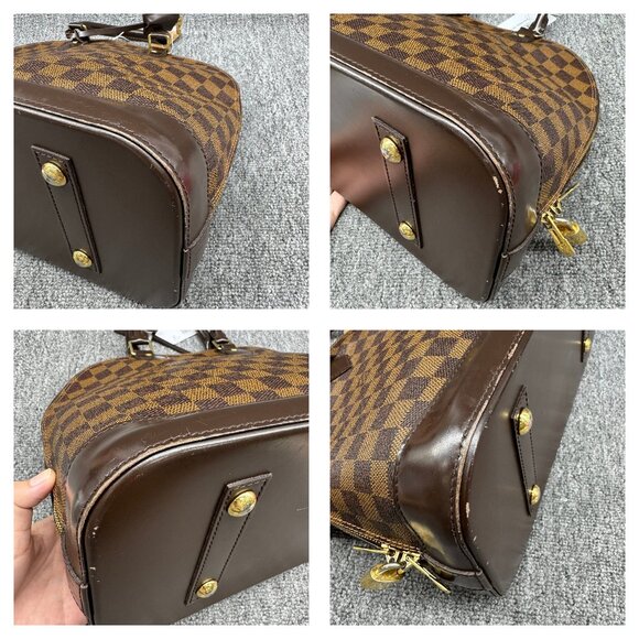 Louis Vuitton Alma PM Damier Ebene Hand Bag 699-081625 - Picture 13 of 15